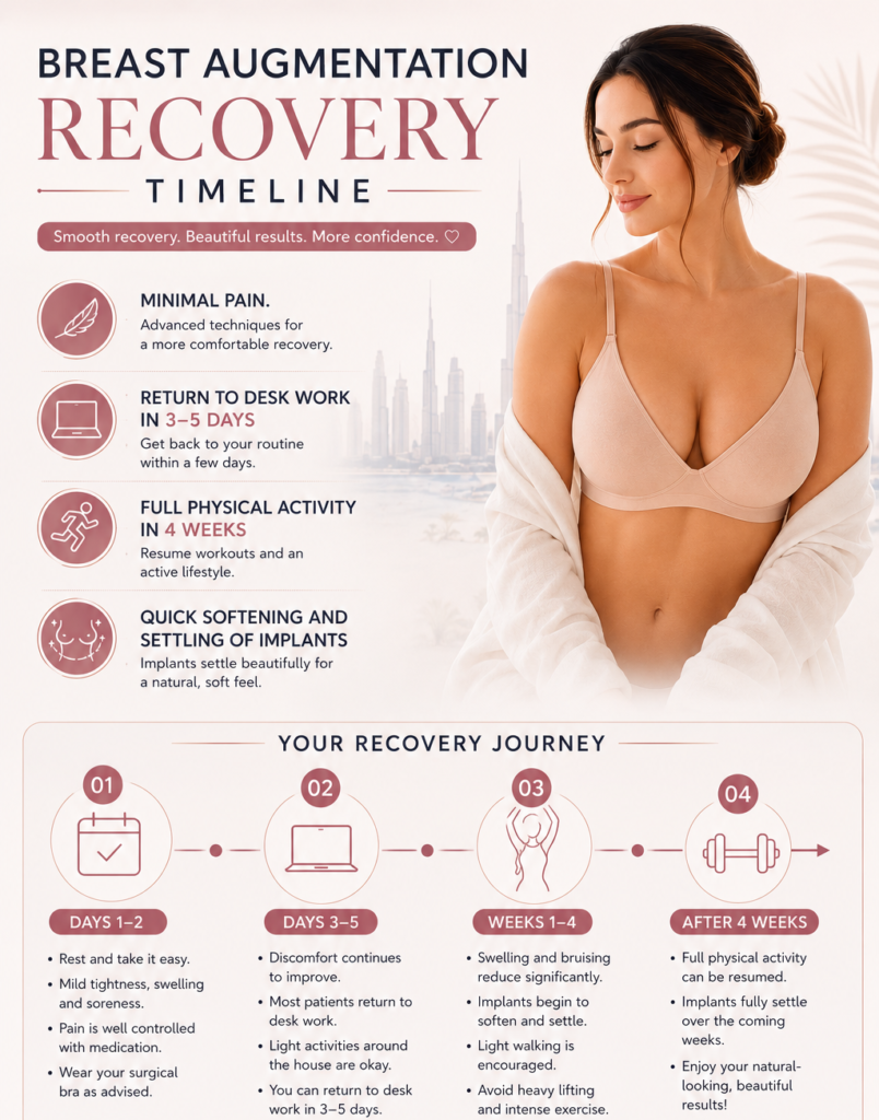 breast augmentation Recovery timeline