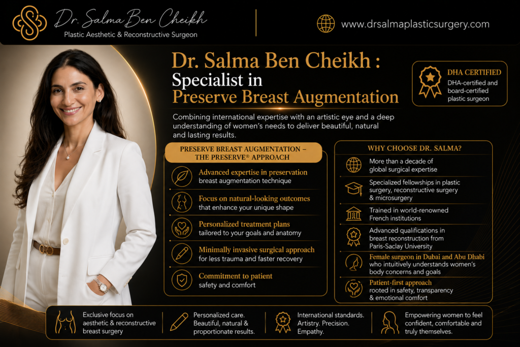 Dr Salma Ben Cheikh Specialist in Preserve Breast Augmentation